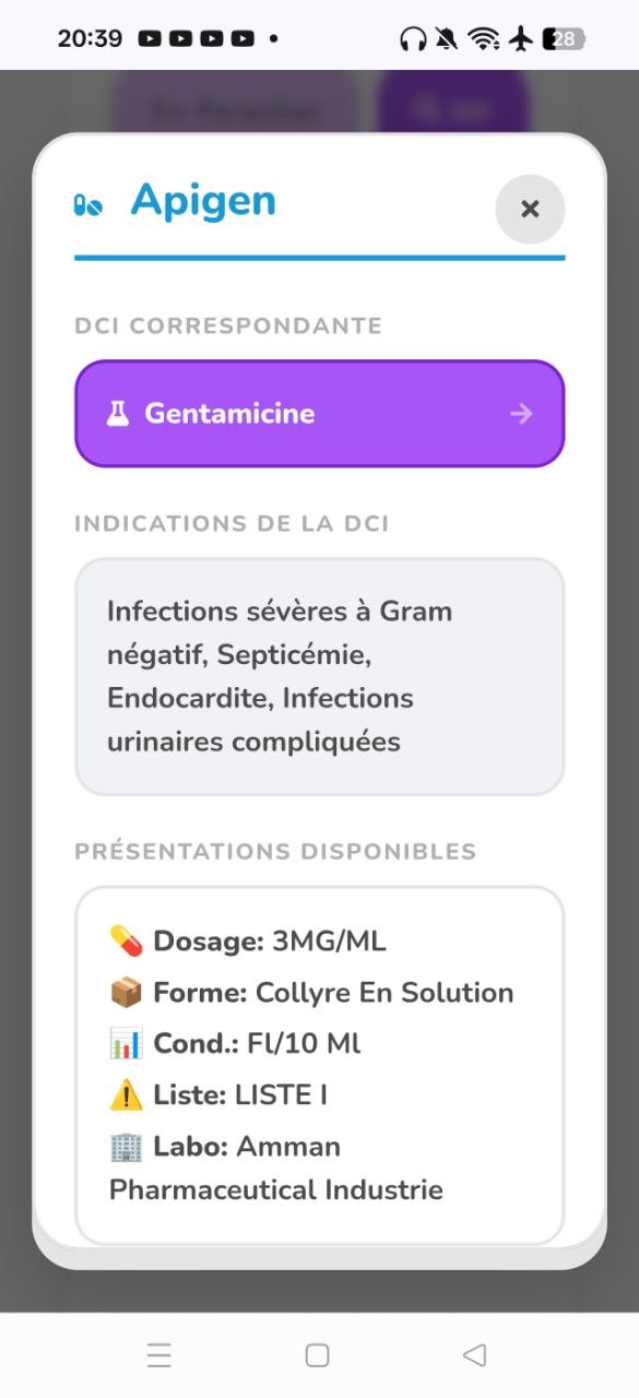 Détails DCI